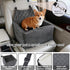 35 lbs, Memory Foam Dog Car Seat for Small/Medium Dogs,Travel Booster Seat for Dogs up to Washable Removable Cover