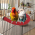 Rypet U Shape Parrot Perch Stand Toy for Paw Grinding, Quartz Bird Perch for Small Parakeets, Cockatiels, Conures,