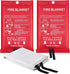 Fire Blankets - 3.3x3.3ft Fiberglass Retardant Blankets for Emergency Survival Kit, Durable Design