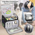 Dog Grooming Vacuum Bag, Pet Grooming Bag Extra Large Dog Grooming Storage Bag with Compartments Professional Travel