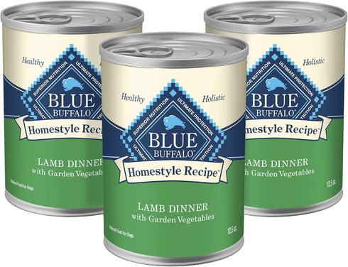 Blue Buffalo Homestyle Recipe Lamb Dinner with Garden Vegetables Wet Dog Food