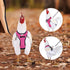 Chicken Harness Hen Size with 6ft Matching Leash - Adjustable, Comfortable, Breathable, Pink