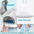 120 Count MW-SC01 MW-SC02/ MW-LR01, -17.7" 19.7" Cat Litter Box Liners Bags Compatible with MeoWant / Extra-Thick Cat