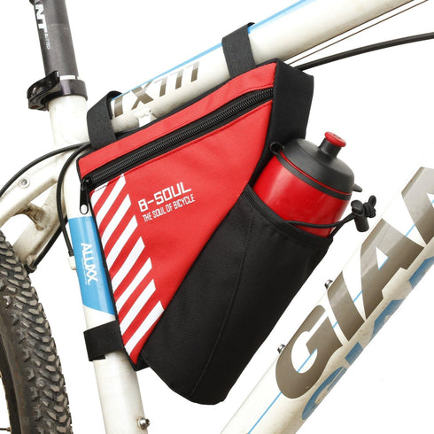 UPANBIKE 1.5L Bike Triangle Frame Bag, Polyester Storage Bag for Road and Mountain Bicycle Front Tube
