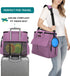 Set 2 2 1 Modoker Dog Food Tote Bag, Airline Approved Pet Gear Travel Portable Diaper Accessories Organizer with Food