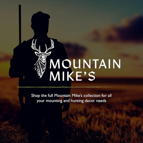 Mountain Mike's Reproductions Deer Positioner European Skull Wall Mount, Black