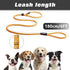 PetiFine Slip Lead Dog Leash, 6FT x 1/2", Reflective Durable Heavy Duty Adjustable Nylon Dog Rope Leash for Small