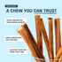 12 12 Count, 100% Big Lu - Bully Sticks, Long-Lasting, Grass-Fed Beef Chews for Medium and Large Dogs, Natural