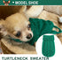 Small Dog Sweater, 2 Pieces, Cold Weather Dog Clothes for Small Dogs, Pet Cat Sweater Outfits (Small)