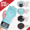 COFOF Weight Lifting Wrist Strap, Double Layer Leather Wrist Strap for Deadlift and Powerlifting, Adjustable Neoprene