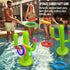 UNIME Inflatable Cactus Ring Toss Game Set, Target Toss with 4 Color Inflatable Rings for Pool Party Supplies