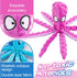 Alphatool Squeaky Dog Toys, Octopus for Aggressive Chewers, Tough No Stuffing Plush for Large Dogs (2pcs)