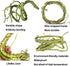 kathson 3 PCS Reptile Vines Plants - Flexible Bendable Jungle Climbing Vine Decor for Terrarium