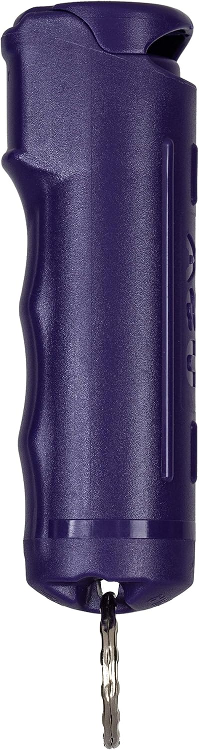 Police Magnum Keychain Pepper Spray, Tactical Small Compact Case Holder for Women's Self Defense (1/2oz)