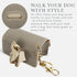 NINA WOOF Leather Poop Bag Holder- Versatile Vegan Leather Waste Bag Holder for Dog Poop, Accessories, & Leash