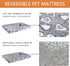 VANKEAN Reversible Cool and Warm Dog Bed Mat for Crates - Stylish Pad with Waterproof Inner Linings, Removable Cover