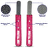 Brutul Bee Stripping Metal Stone Diamond Edged for Dogs, Cats & Pets, Wooden Handle, PINK