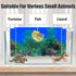 Double-Sided Undersea Aquarium Background Poster, Colorful Sea Anemone Fish Tank Sticker Decorations