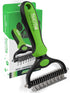 Mighty Paw Dog Grooming Brush - 2-In-1 Dual Sided Comb with Round Tip for Maximum Coat Penetration