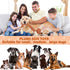 Dog Toys, Squeaky Chew Toy with Crinkle Paper, Interactive Tough Plush Rope Toys for Small Medium Large Dogs