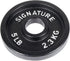 Signature Fitness Deep Dish 2-Inch Olympic Cast Iron Weight Plates - E-Coating for Durability