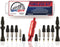 Tubeless Presta Valve Stem Kit for Bikes, Includes Presta Valve Stems, Cores, and Removal Tool