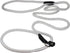 Dogs My Love Nylon Rope Slip Dog Lead Collar and Leash British Style 4ft Long (Small: 1/4" (6mm), White)