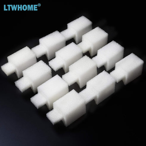 LTWHOME Compatible Foam Filter Pads - Fit for Fluval U1 Aquarium Filters (Pack of 12)