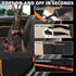Smouatou Hammock,Suitable Dog Car Seat Cover for Back Seat, Sturdy Backseat Extender for Dogs,New Scratch Resistant