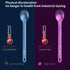 OUTXE Titanium Long Handle Spork and Spoon Set - 8.7-Inch Eco-Friendly Camping Spork