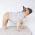 iChoue 100% Breathable Cotton Dog Hoodies for French Bulldog, Sweatshirts for Medium Dogs, Grey, Large Plus