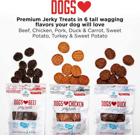 Farmland 3 lb. Traditions Filler Free Dogs Love Chicken Premium Jerky Treats for Dogs, Bag