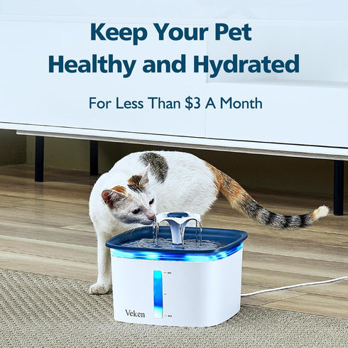 16 Pack 16 Pack 50oz, 84oz, 95oz 108oz Veken Cat Water Fountain Filter, Classic Replacement Filters & Replacement