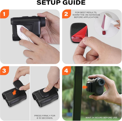 A2C 3M Magnet for Range Finder Golf Rangefinder Magnetic Holder Mount with Adhesive, Golf Cart Accessories