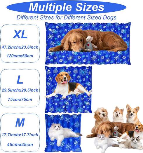 Cooling Mat for Dogs and Cats, Durable Fabric for Better Cooling Sensation, X-Large 47.5" x 23.5"