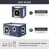 Bedsure Extra-Wide Cat House for Indoor Cats, Large Cat Cave with Fluffy Ball Hanging and Scratch Pad, Blue
