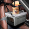 JOEJOY Deluxe Dog Booster Seat with Sturdy Metal Frame and Safety Leash