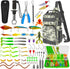 THKFISH 79 Pcs Fishing Tool Kit, Fishing Backpack with Tackle Boxes, Pliers, Lures, and Gear Kit