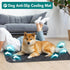 PetAmi Waterproof Cooling Mat for Dog, Premium Anti-Slip Indoor Dog Cool Pad for Sleeping, Grey, 60x80, Q-MAX Large