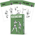 NewMe Fitness Resistance Bands Workout Cards, Instructional Fitness Deck for Women &