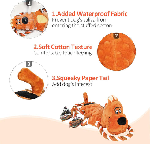 Tough Indestructible Dog Toys for Large Aggressive Chewers - Durable Chew Toy for Large Breeds