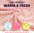 Microfiber Dog and Cat Towel Set, Quick-Dry Bath and Grooming Towels for Pets, Includes 2 Different Sized Towels