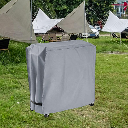 Fenteer Outdoor Beverage Cart Cover - Gray, Dustproof & Easy to Install