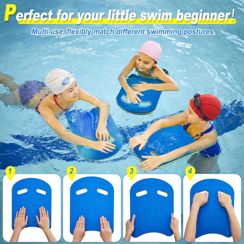 Hungdao 3Pcs Safety Swimming Kickboard, U Design High Buoyancy Float Swim Training Aid