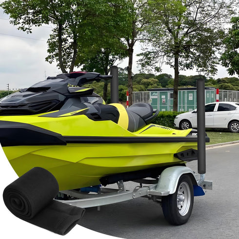ZHAO 48 Inch Boat Trailer Guide Pole Cover and Pad - Heavy Duty Marine Trailer Guide Poles Cover for Jet Ski Boat