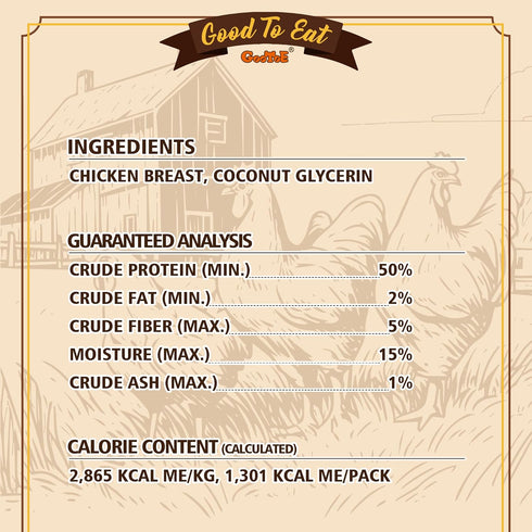 1 lb Gootoe Dog Treats, Chicken Jerky for Dogs - Dog Training Treats; High-Protein, Gluten-Free, Hypoallergenic