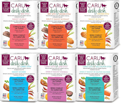 Caru - Daily Dish Beef, Chicken, Turkey, Beef with Chicken, Turkey with