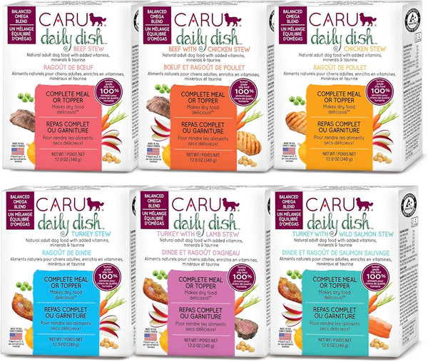 Caru - Daily Dish Beef, Chicken, Turkey, Beef with Chicken, Turkey with
