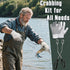 9 Pack 30FT/9.14M QualyQualy Crab Throw Line Length Weighted Crab Trap Line Kit with Tong, Measuring Tool and Gloves