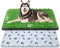 Dog Grass Mat with Pee Pad, 32"x23", Medium Dog Litter Box Indoor Artificial Turf, Waterproof Potty Tray for Puppy